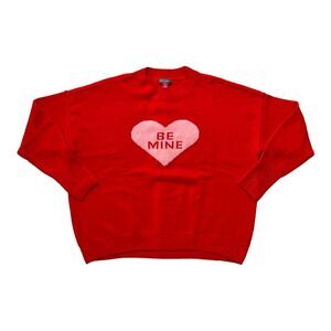 Vince Camuto Red and Pink Sweater